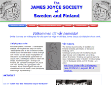 Tablet Screenshot of jamesjoycesociety.com